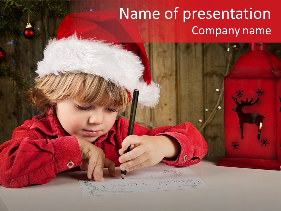 Bauble Smile Jolly PowerPoint Template