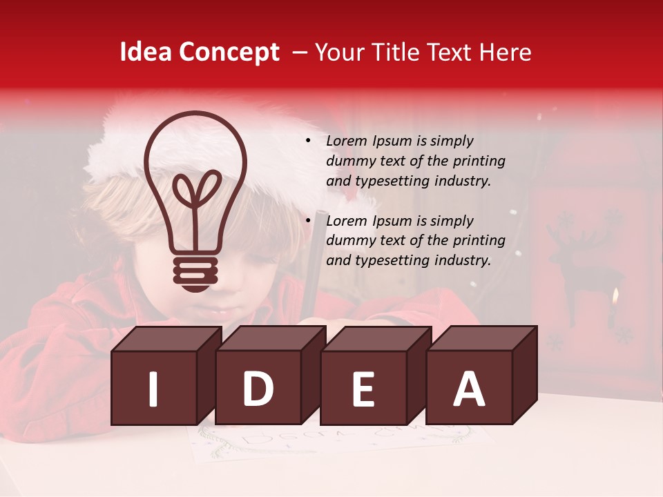 Bauble Smile Jolly PowerPoint Template