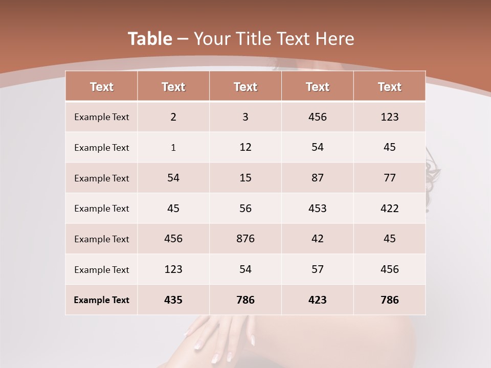 Bare Human Beauty PowerPoint Template