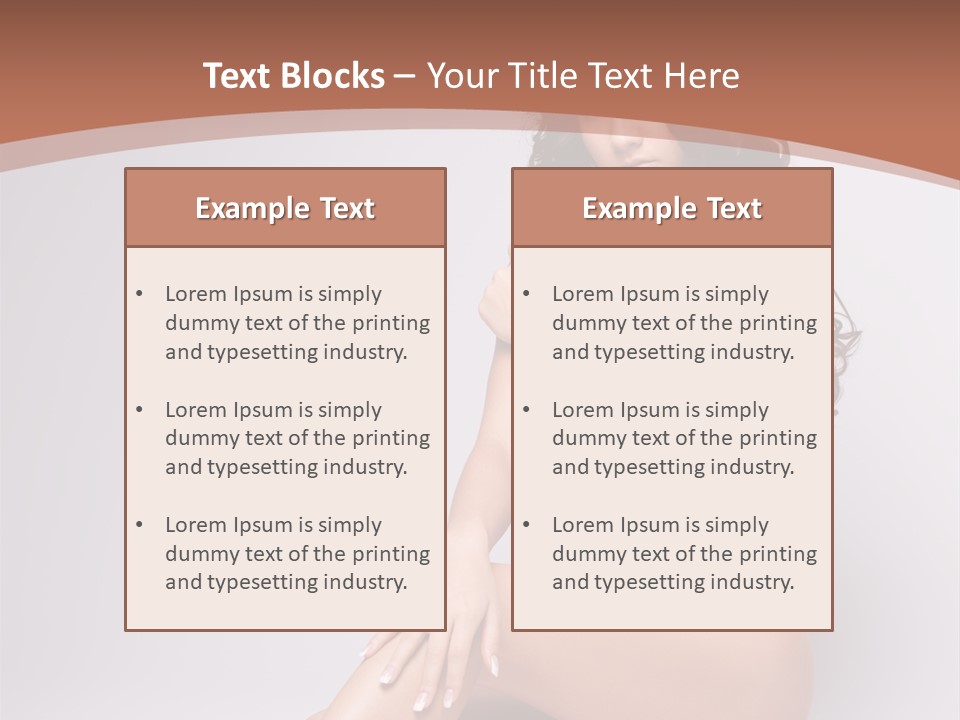 Bare Human Beauty PowerPoint Template