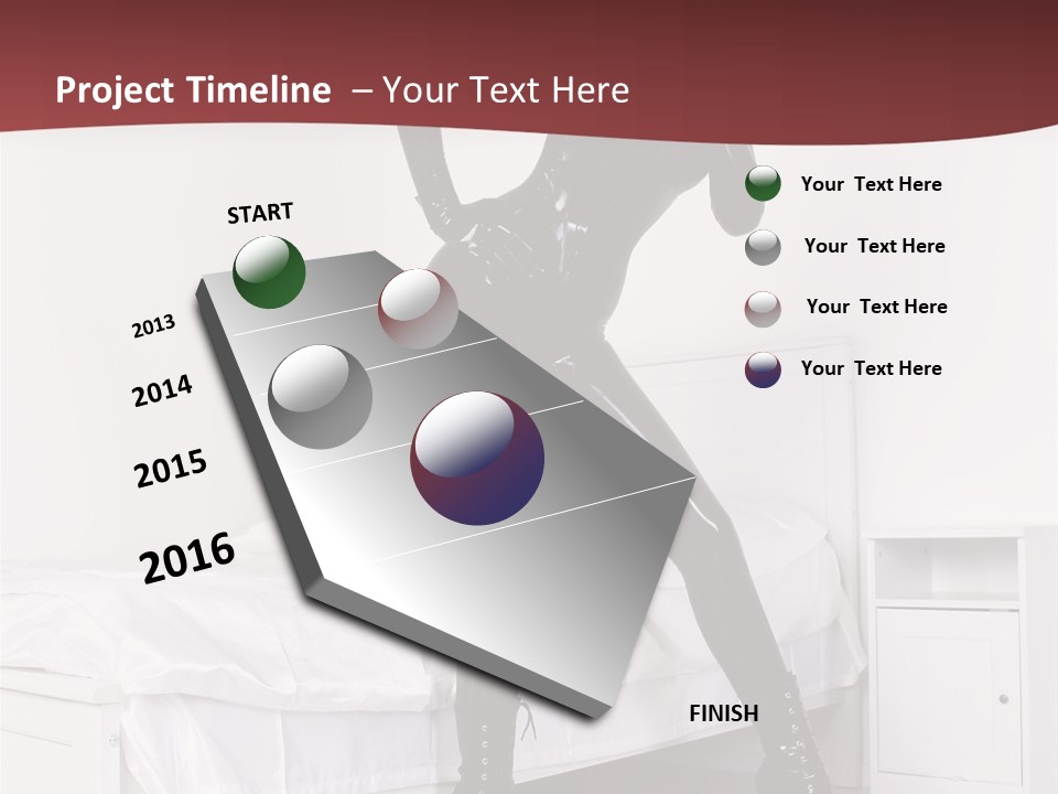 Rubber Russian Boot PowerPoint Template