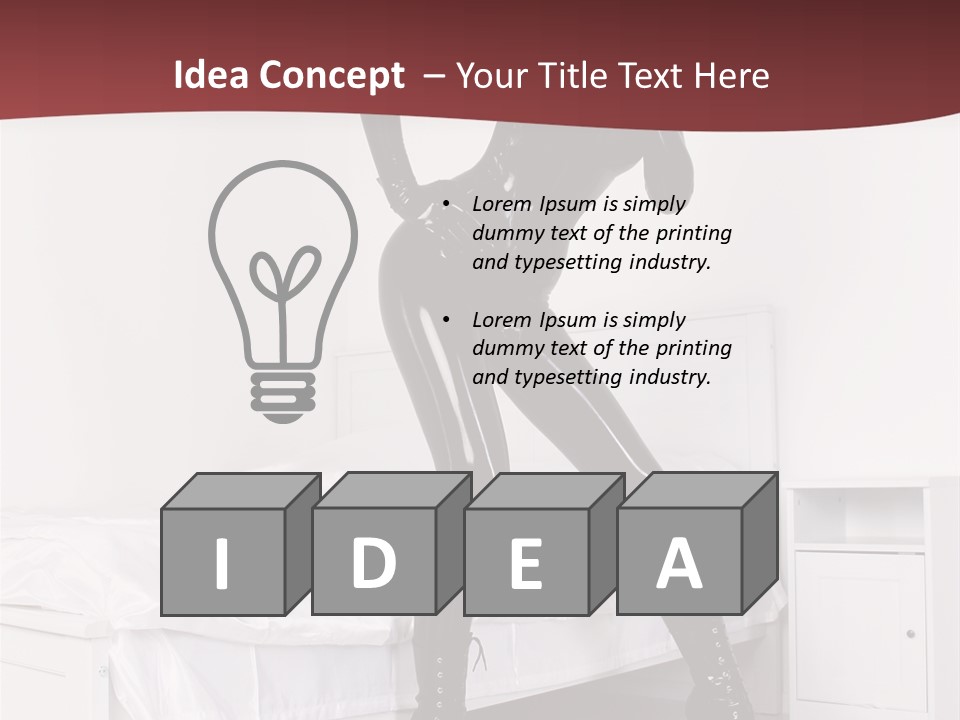 Rubber Russian Boot PowerPoint Template