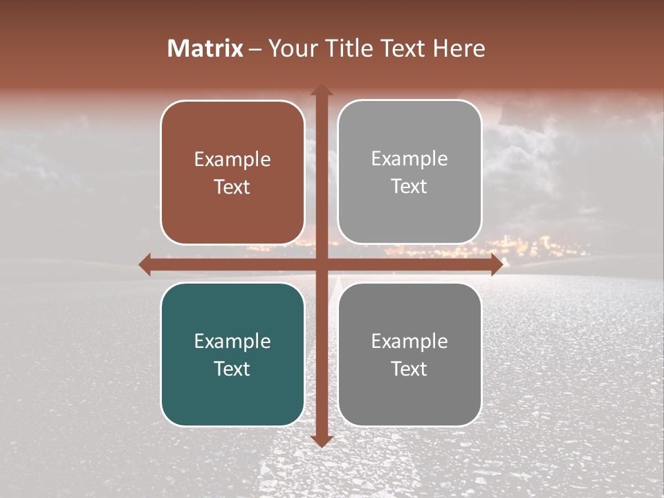 Transport Lit Arrive PowerPoint Template