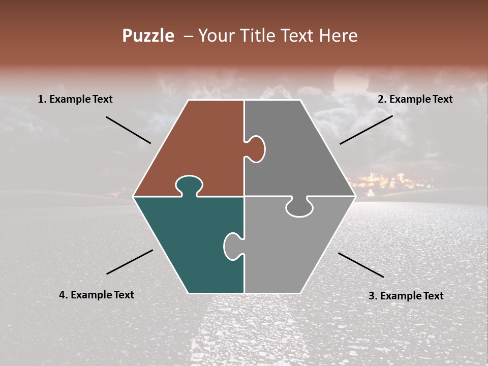 Transport Lit Arrive PowerPoint Template