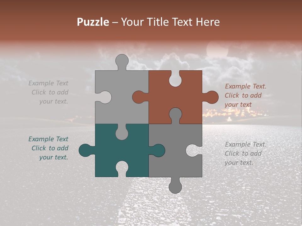 Transport Lit Arrive PowerPoint Template