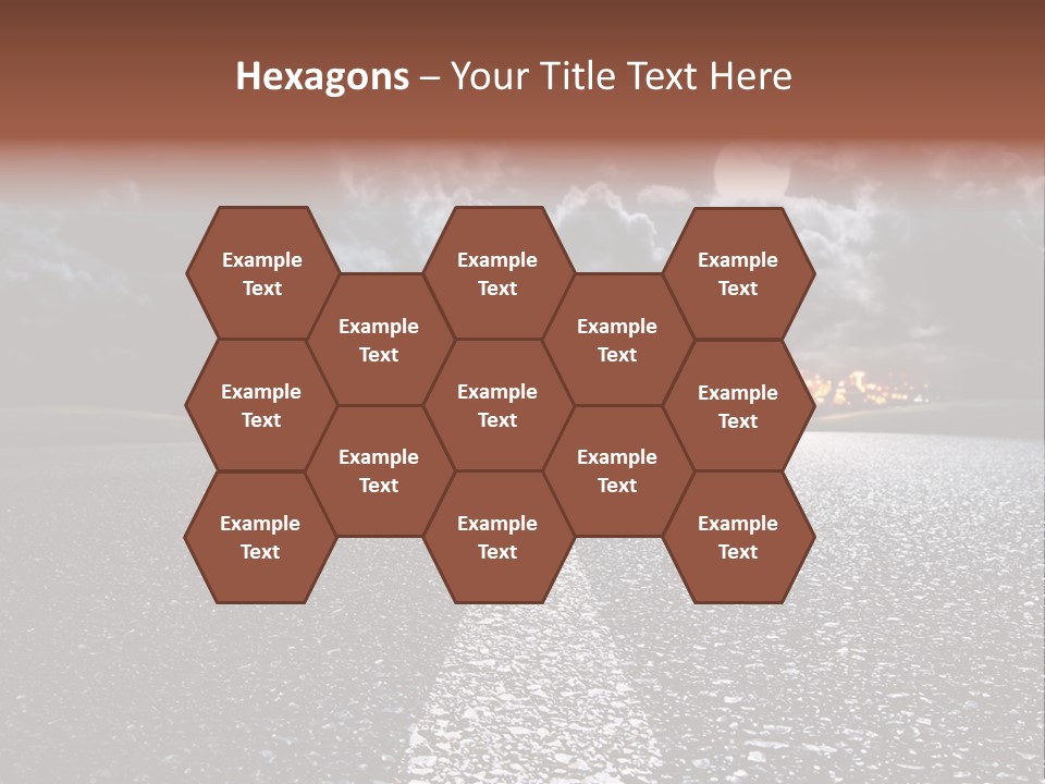 Transport Lit Arrive PowerPoint Template