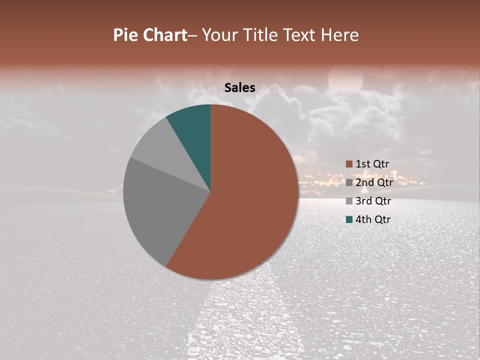 Transport Lit Arrive PowerPoint Template