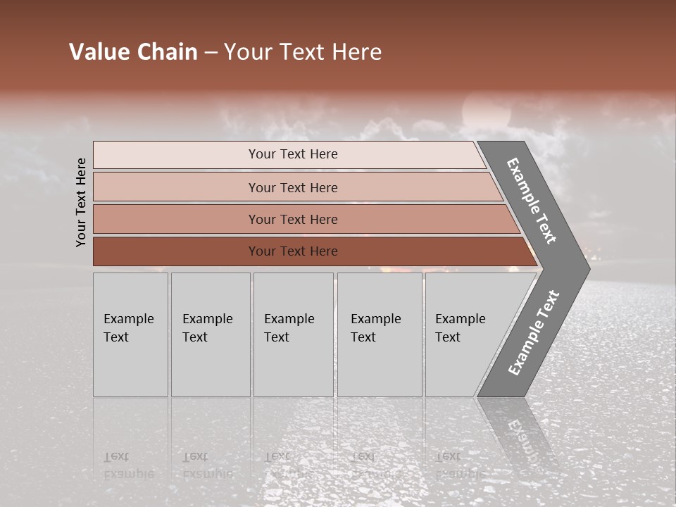 Transport Lit Arrive PowerPoint Template