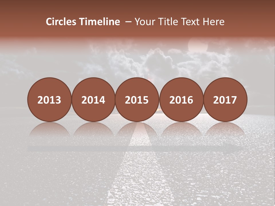 Transport Lit Arrive PowerPoint Template