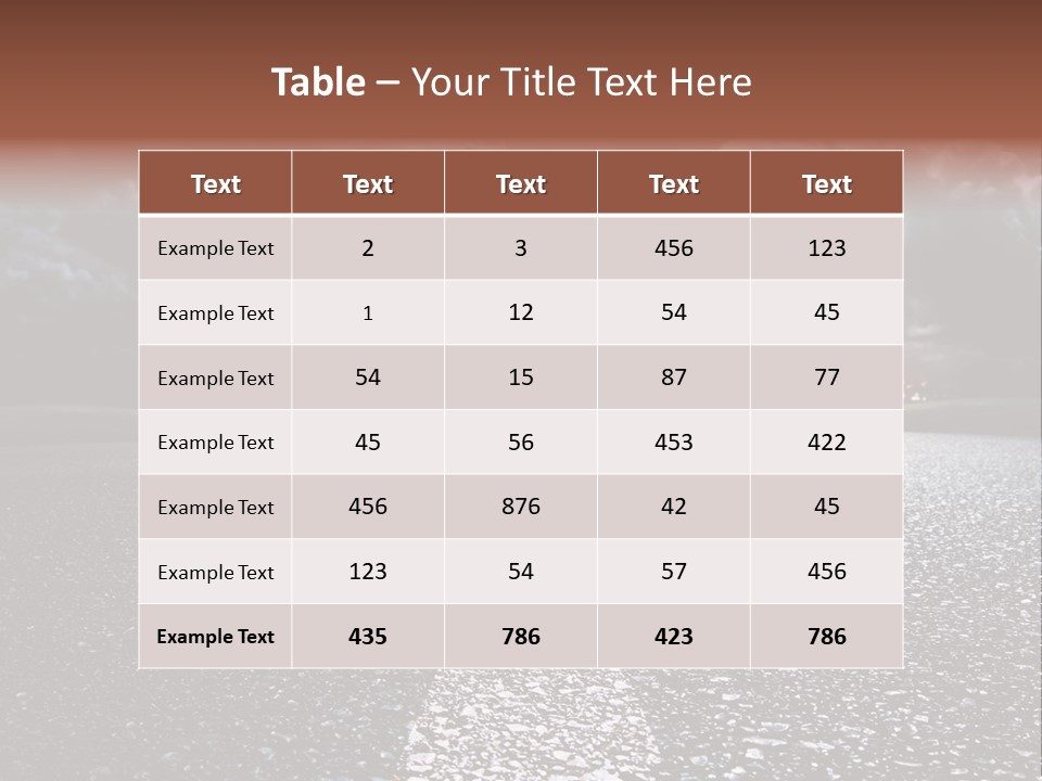 Transport Lit Arrive PowerPoint Template