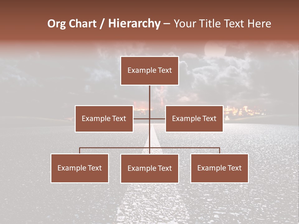 Transport Lit Arrive PowerPoint Template