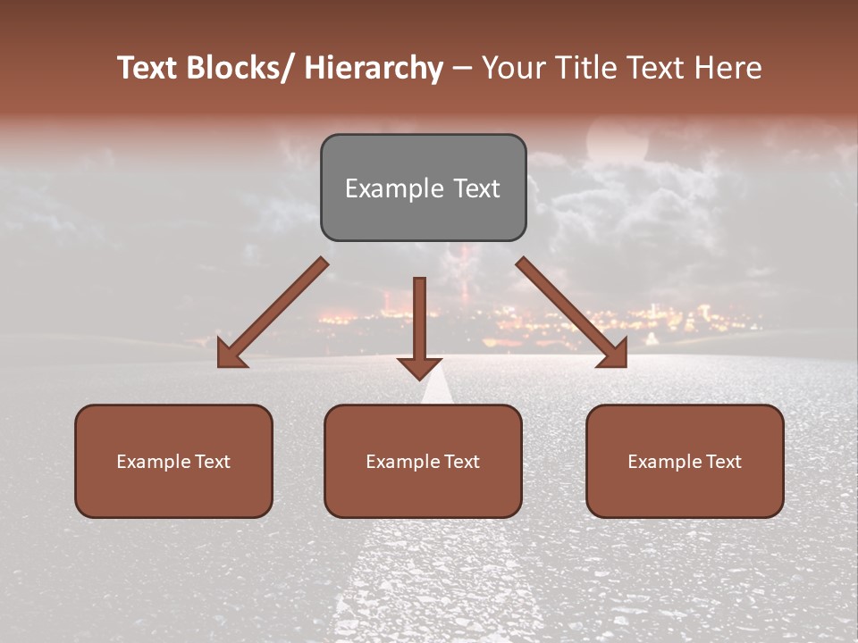 Transport Lit Arrive PowerPoint Template
