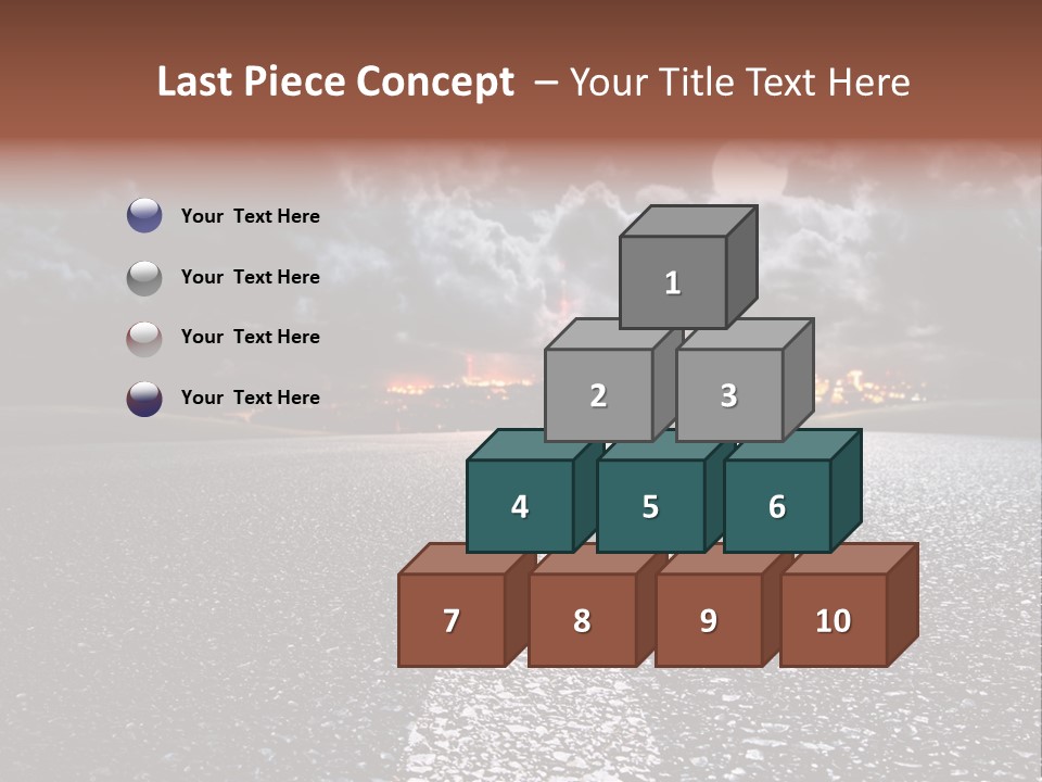 Transport Lit Arrive PowerPoint Template