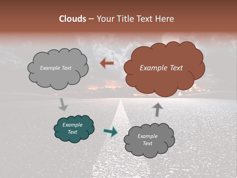 Transport Lit Arrive PowerPoint Template