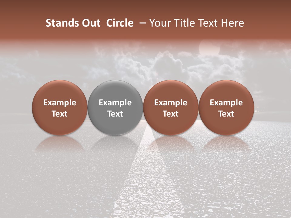 Transport Lit Arrive PowerPoint Template