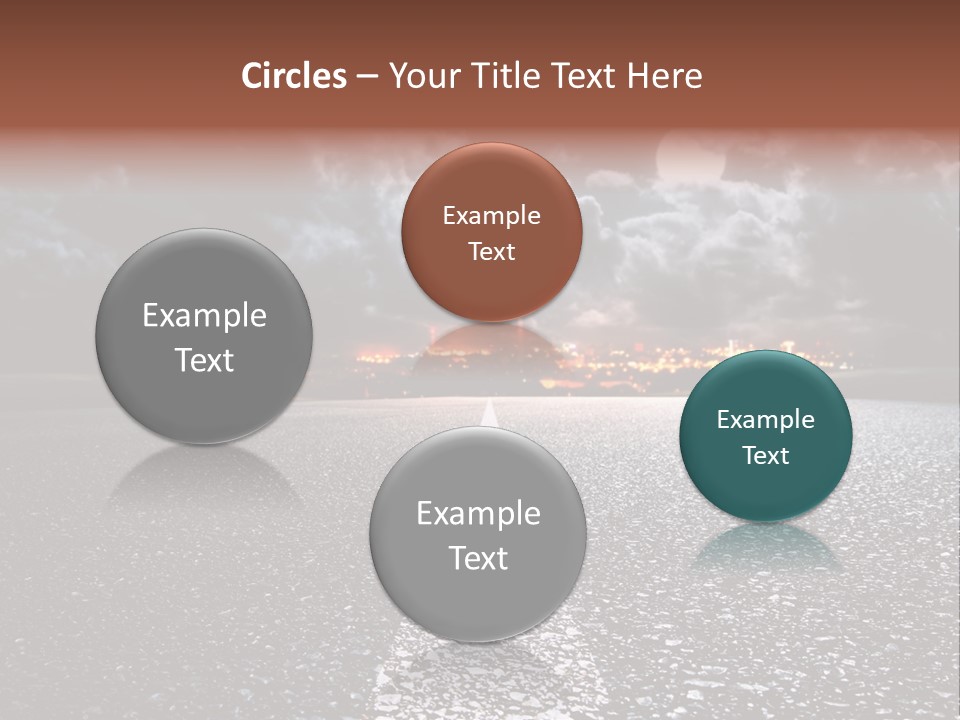 Transport Lit Arrive PowerPoint Template