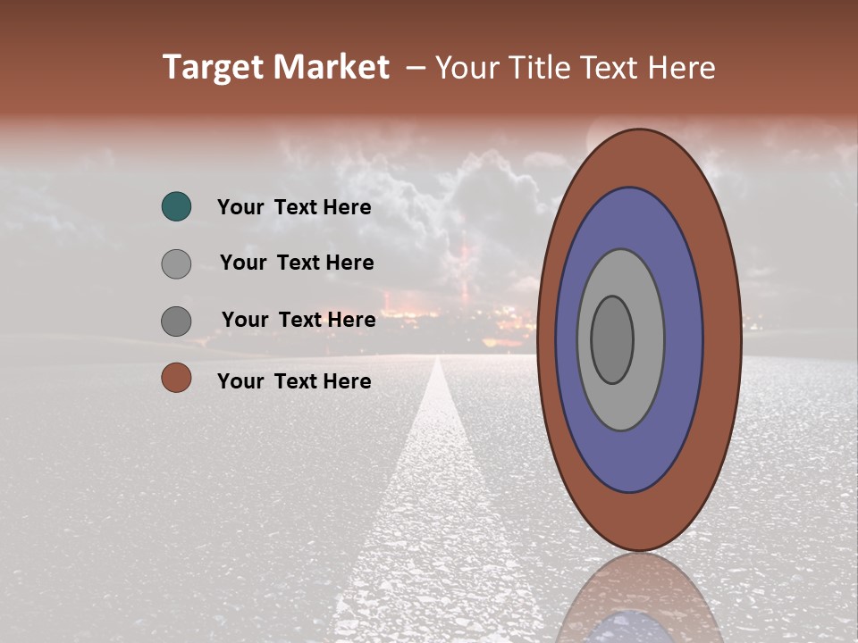 Transport Lit Arrive PowerPoint Template