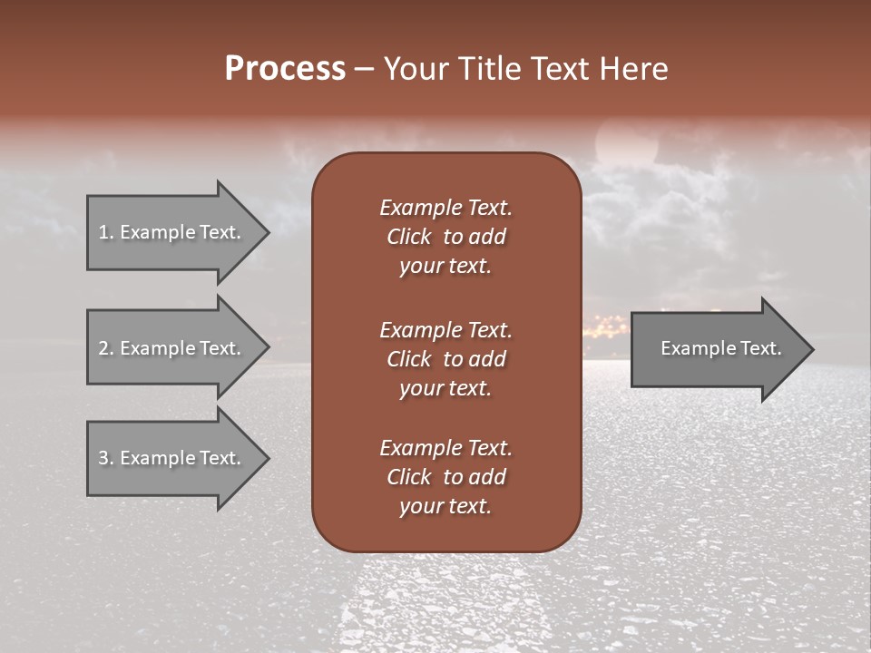 Transport Lit Arrive PowerPoint Template