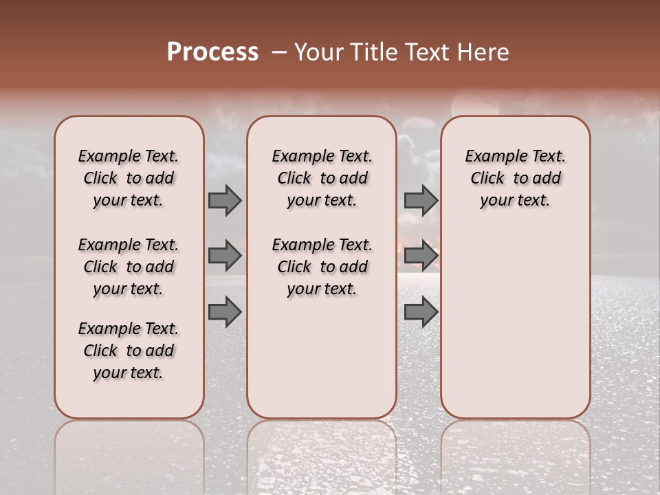 Transport Lit Arrive PowerPoint Template