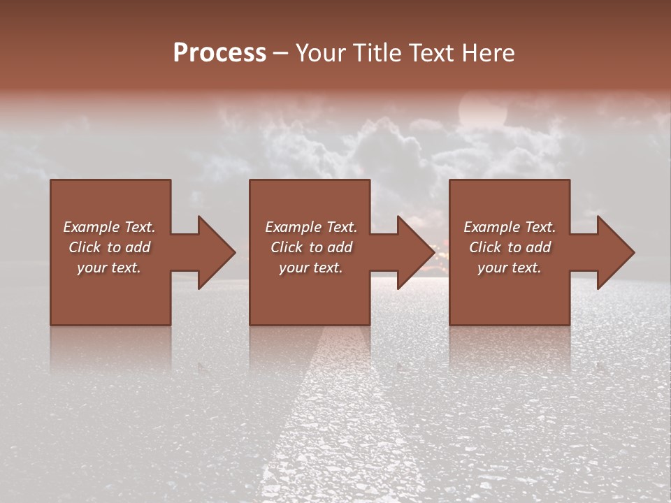 Transport Lit Arrive PowerPoint Template