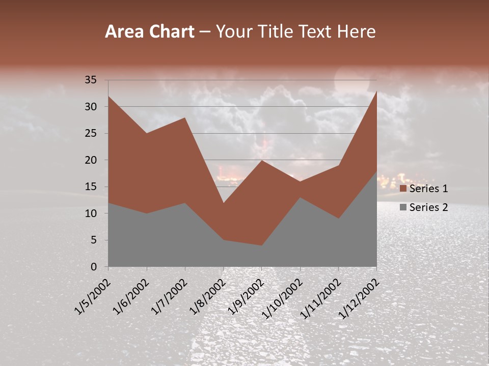 Transport Lit Arrive PowerPoint Template