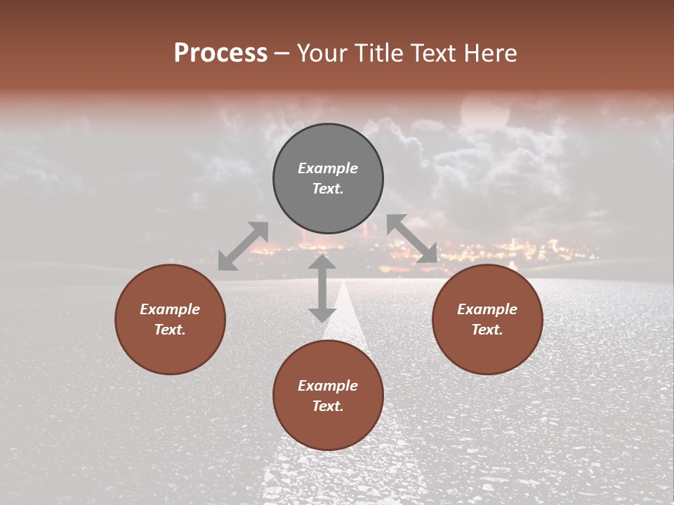 Transport Lit Arrive PowerPoint Template