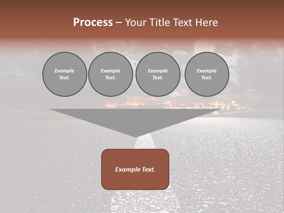 Transport Lit Arrive PowerPoint Template