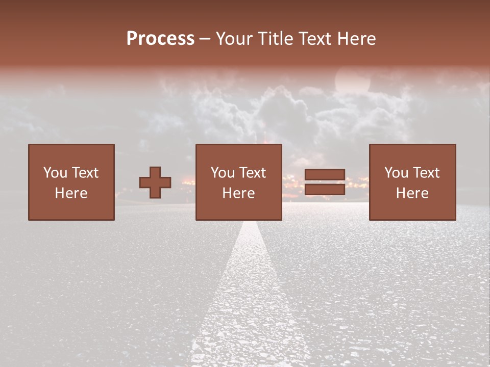 Transport Lit Arrive PowerPoint Template