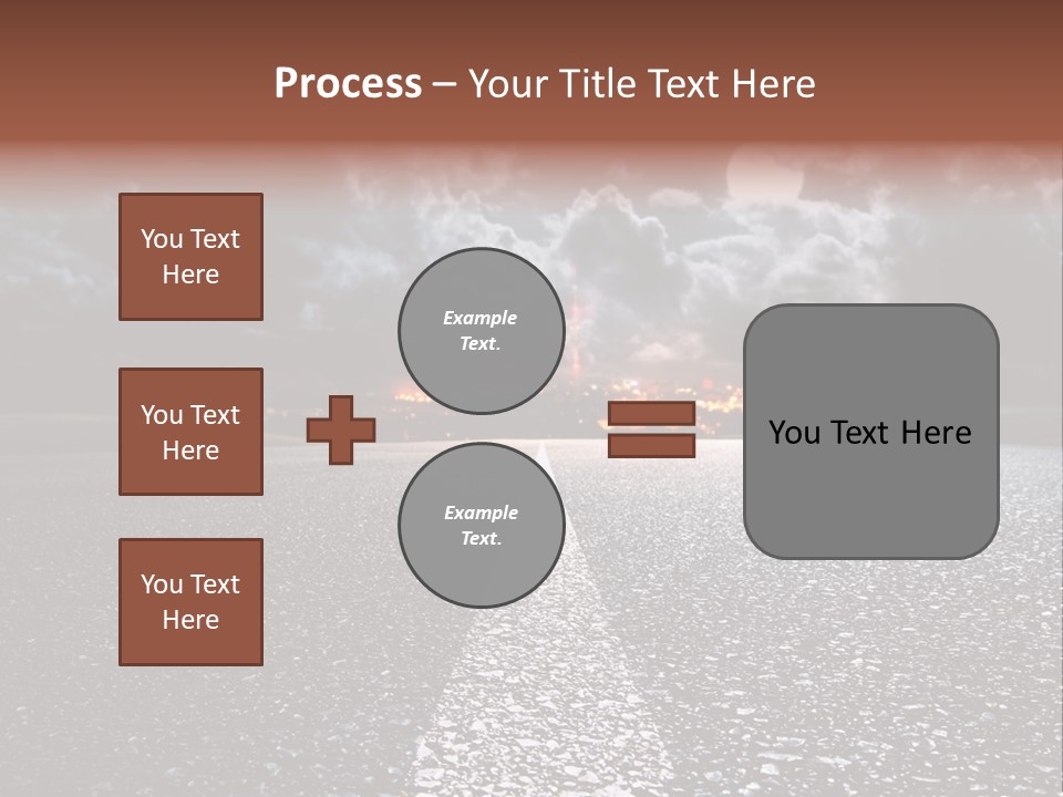 Transport Lit Arrive PowerPoint Template
