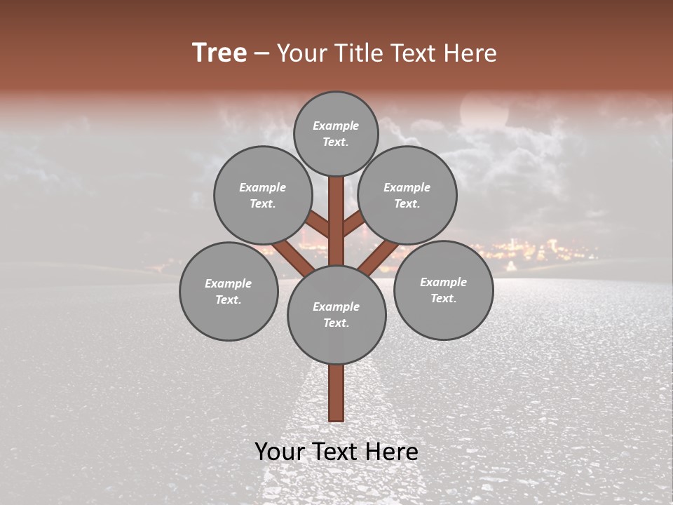 Transport Lit Arrive PowerPoint Template