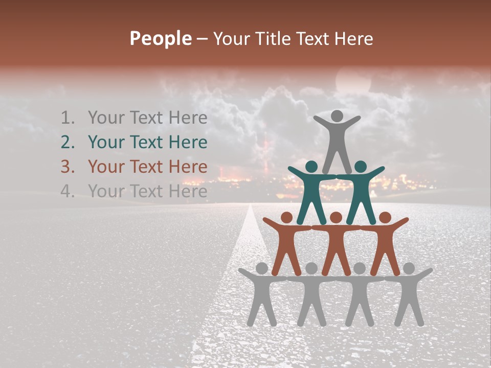 Transport Lit Arrive PowerPoint Template