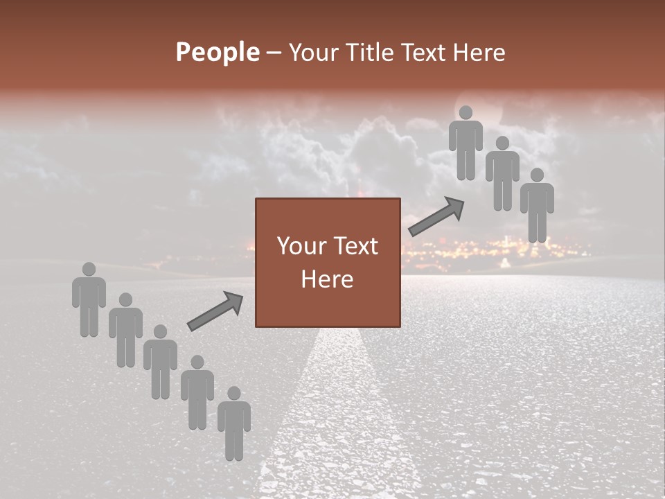 Transport Lit Arrive PowerPoint Template