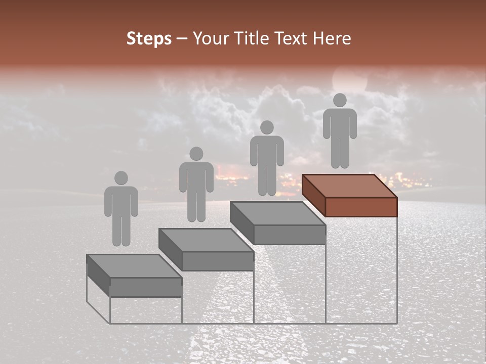 Transport Lit Arrive PowerPoint Template