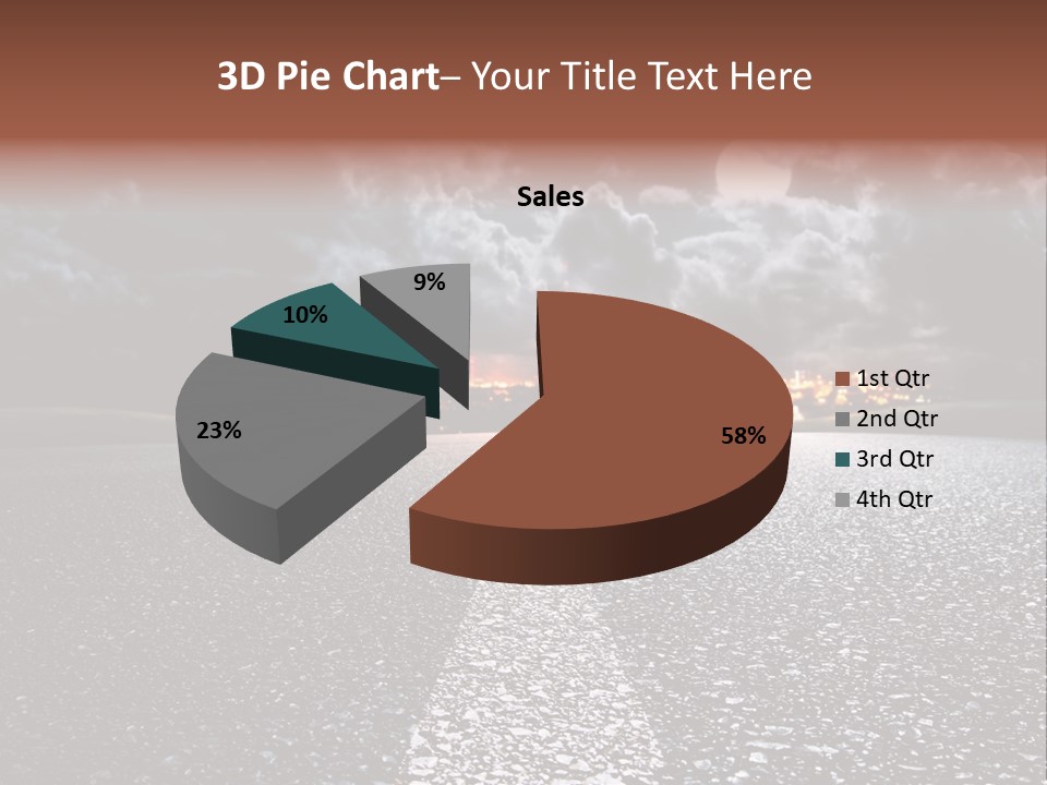 Transport Lit Arrive PowerPoint Template