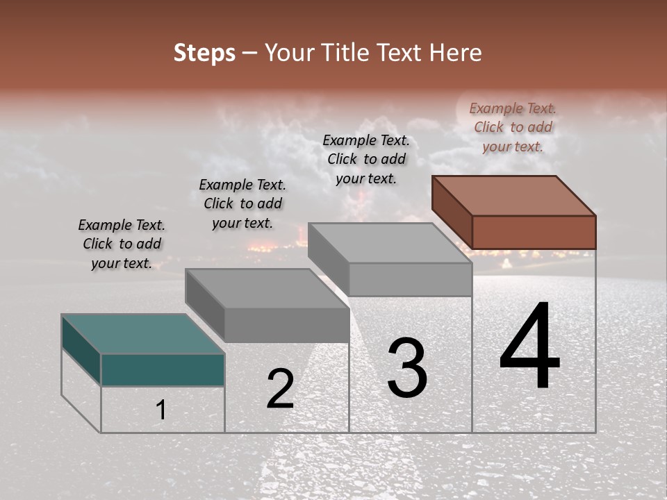 Transport Lit Arrive PowerPoint Template