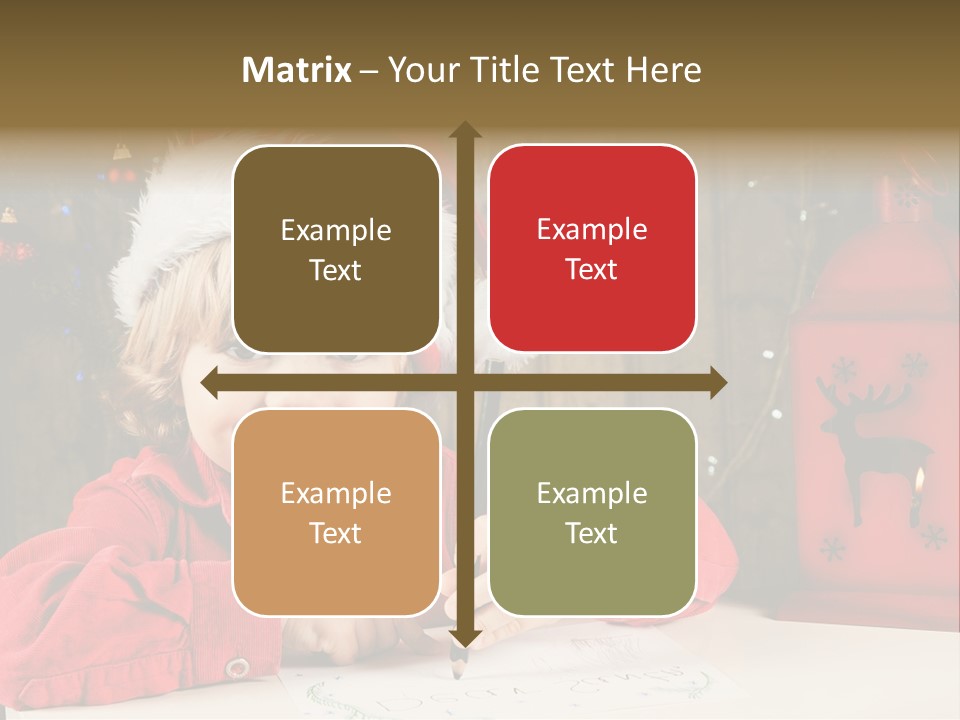 Cute One Person Lantern PowerPoint Template