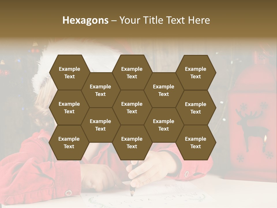 Cute One Person Lantern PowerPoint Template