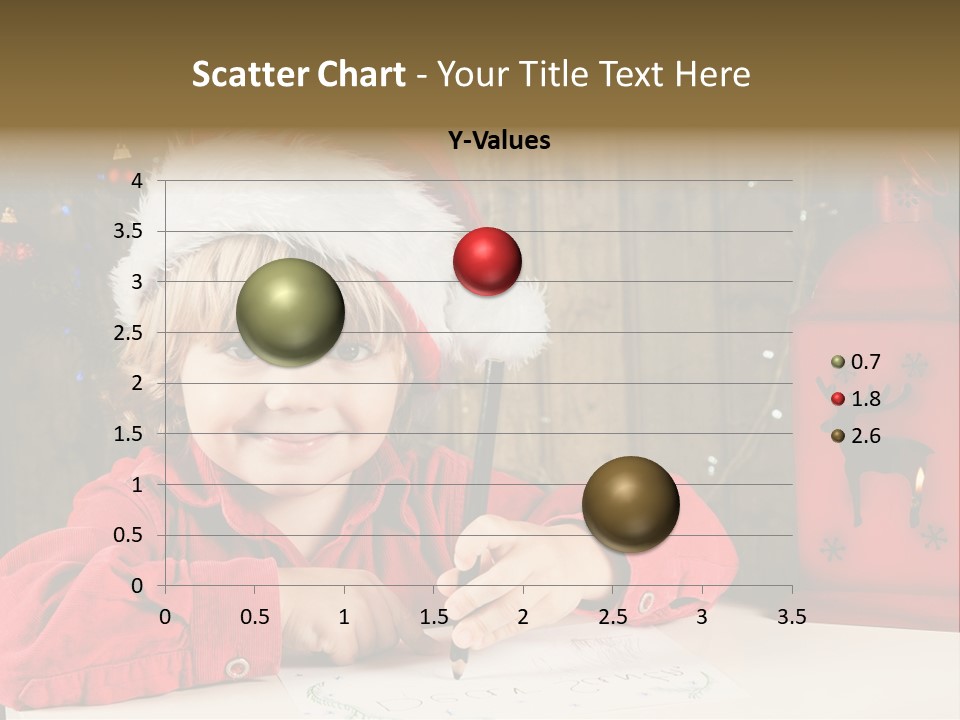 Cute One Person Lantern PowerPoint Template