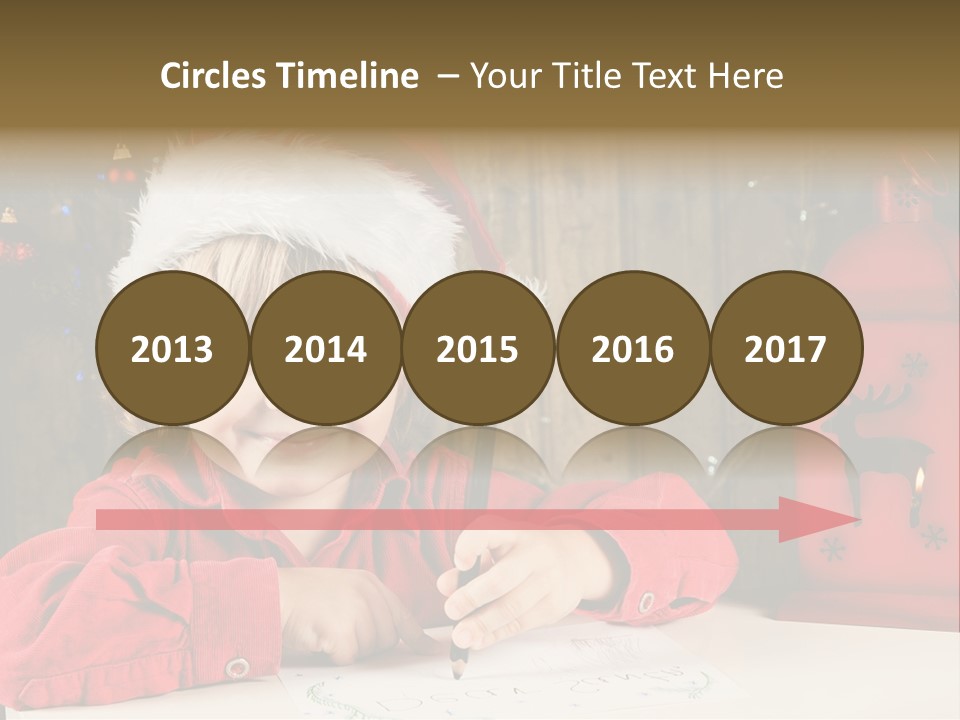 Cute One Person Lantern PowerPoint Template