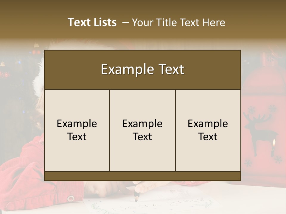Cute One Person Lantern PowerPoint Template