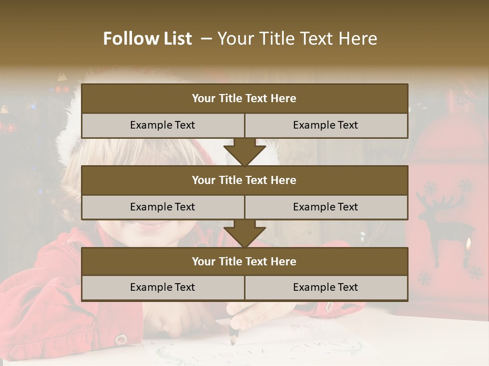 Cute One Person Lantern PowerPoint Template