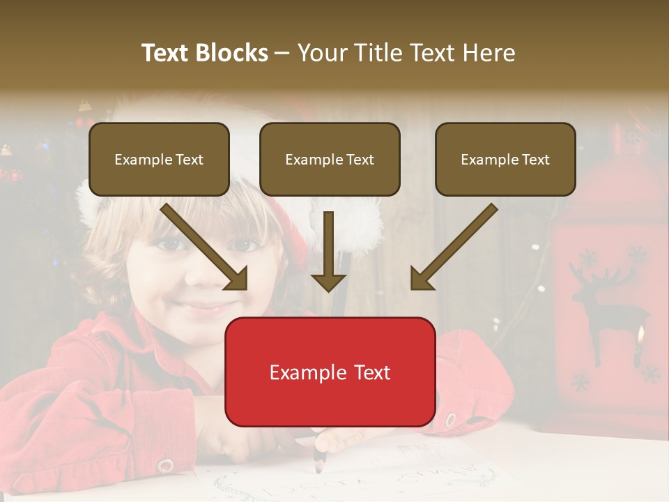Cute One Person Lantern PowerPoint Template