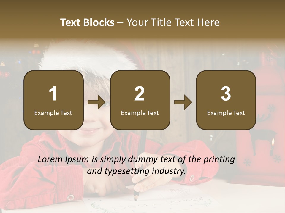 Cute One Person Lantern PowerPoint Template