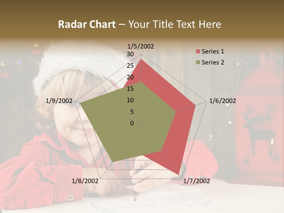 Cute One Person Lantern PowerPoint Template