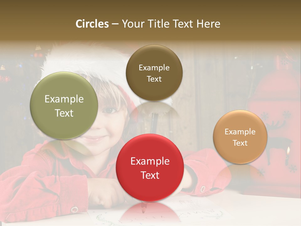 Cute One Person Lantern PowerPoint Template