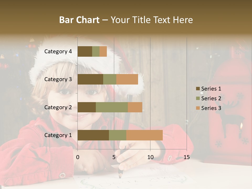 Cute One Person Lantern PowerPoint Template