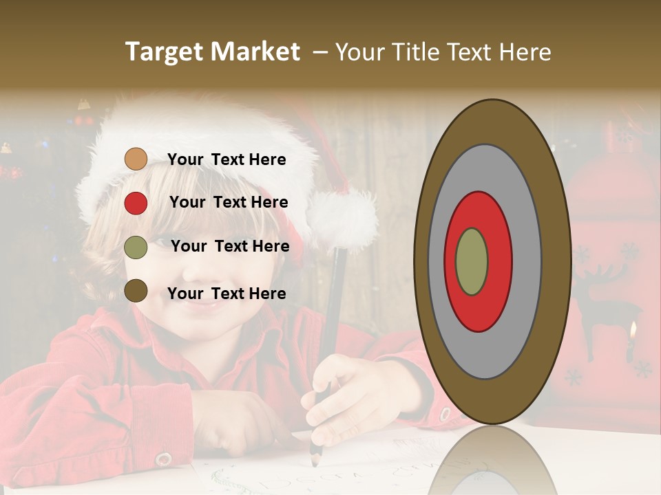 Cute One Person Lantern PowerPoint Template