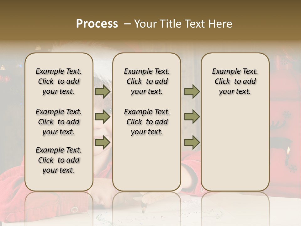 Cute One Person Lantern PowerPoint Template
