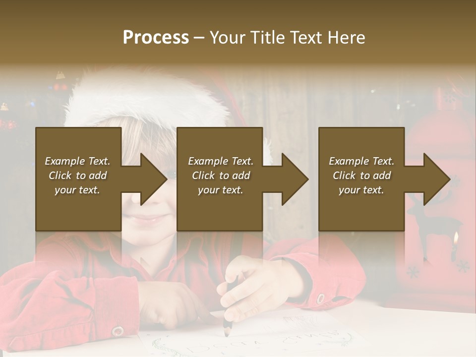 Cute One Person Lantern PowerPoint Template