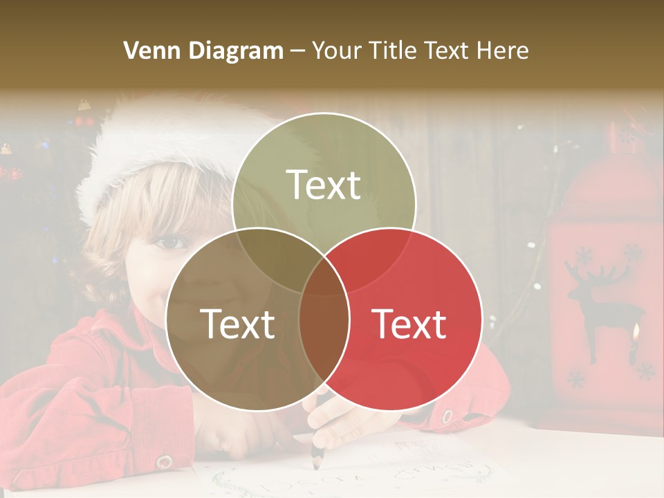 Cute One Person Lantern PowerPoint Template